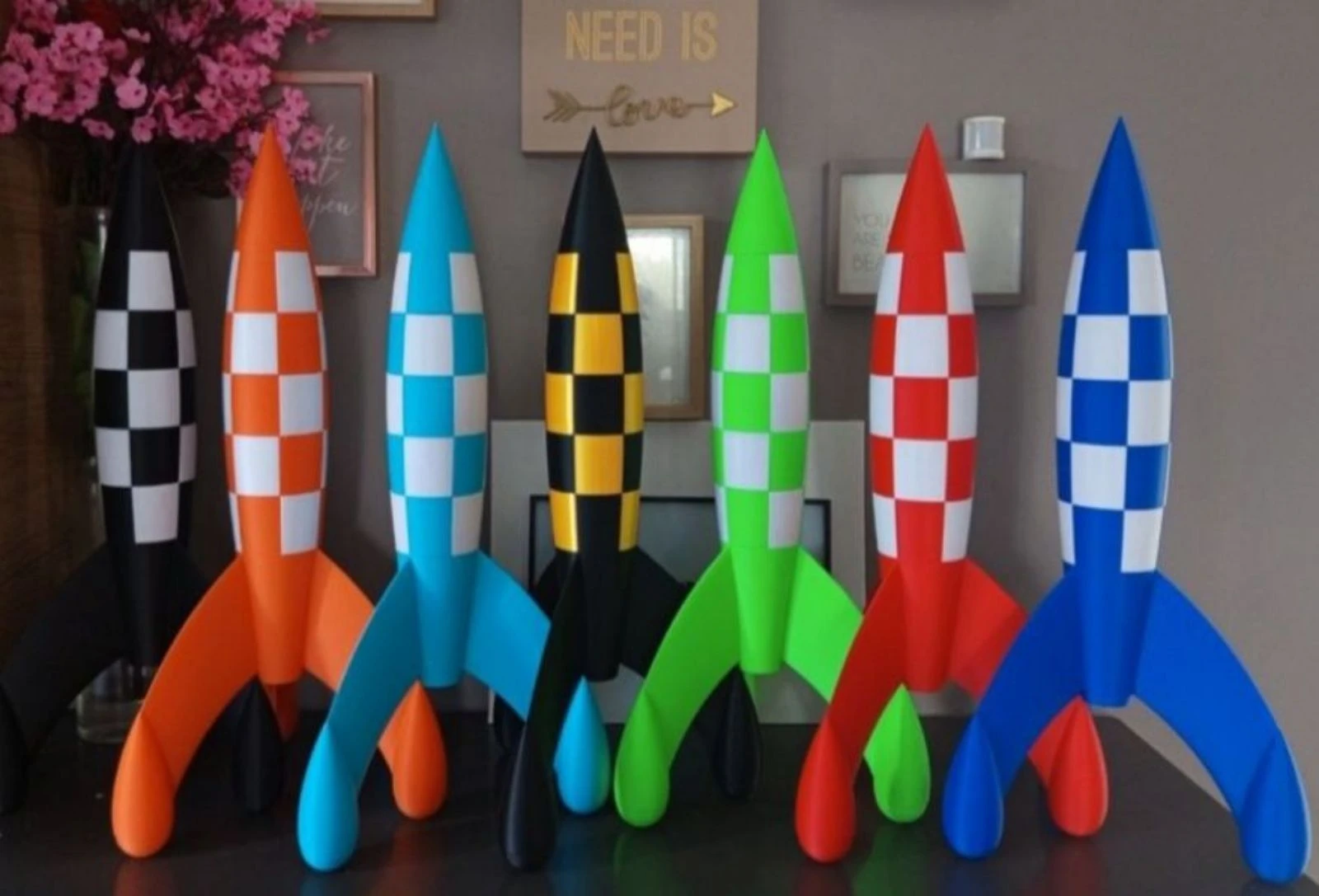 Fusée Tintin 45 cm – photo 3